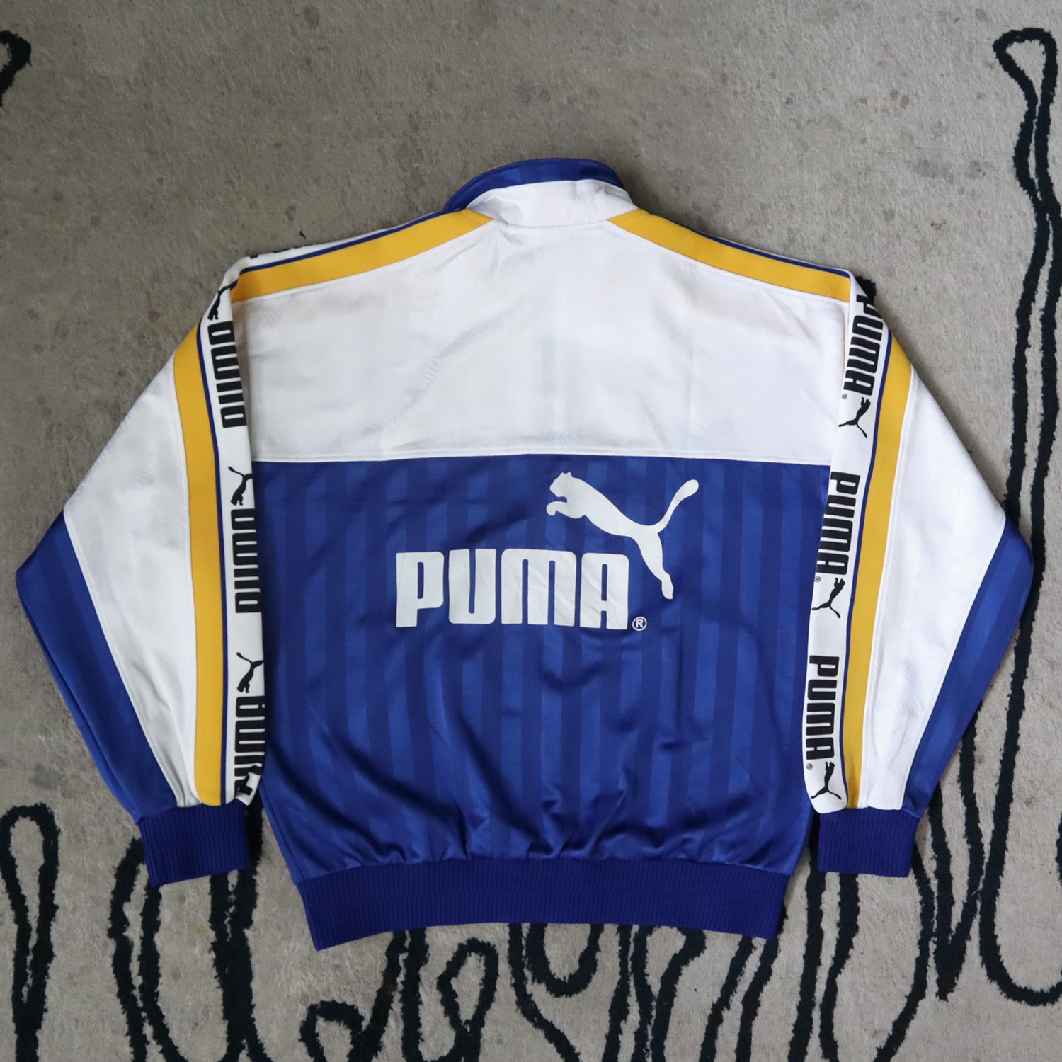Vintage 90s PUMA Spellout Big Logo Embroidered Tapped Full Set Tracksuites - 6