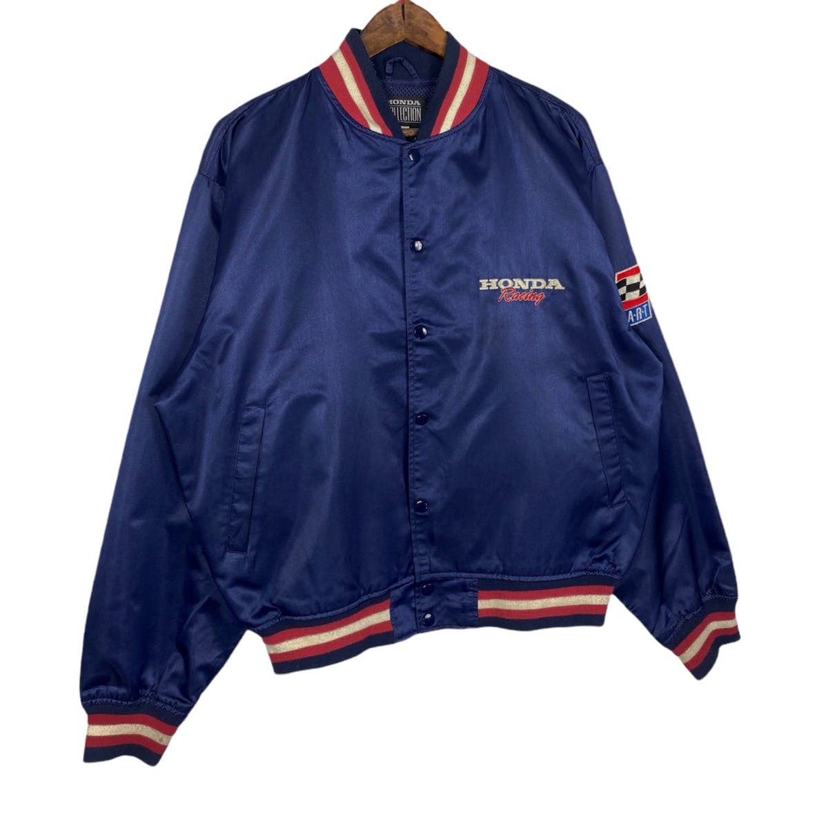 Vintage Honda Racing Team Snap Button Jacket - 7
