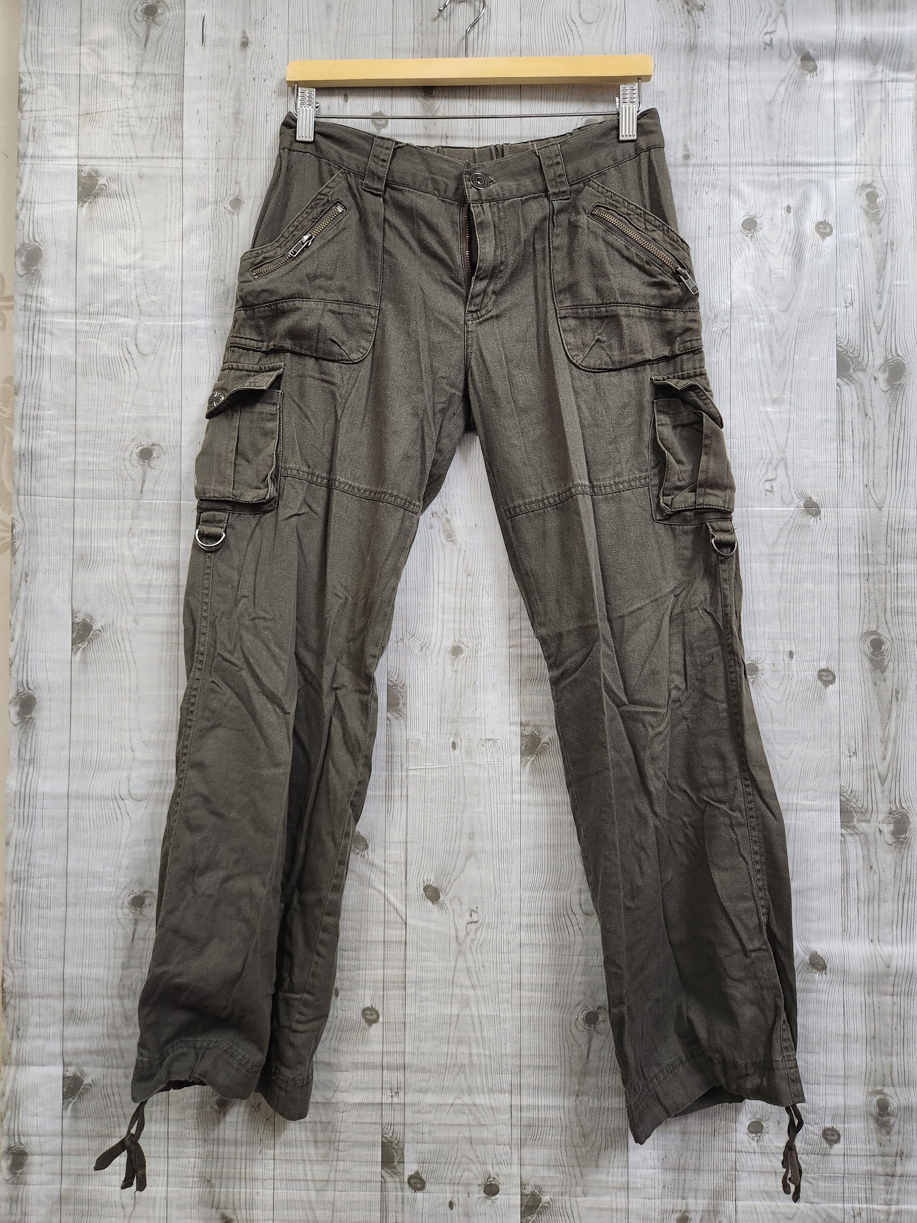 Japanese Brand - Double Focus Tactical Cargo Pants Drawstring Leg - 1