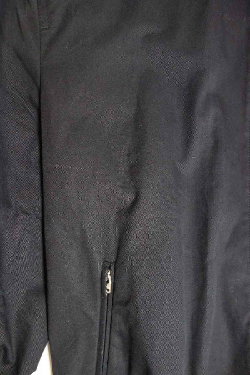 Leather collar harrington blouson jacket - 5