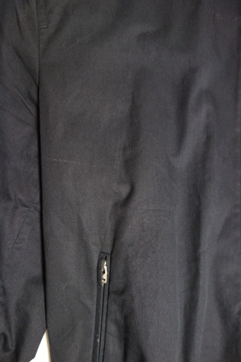 Leather collar harrington blouson jacket - 5