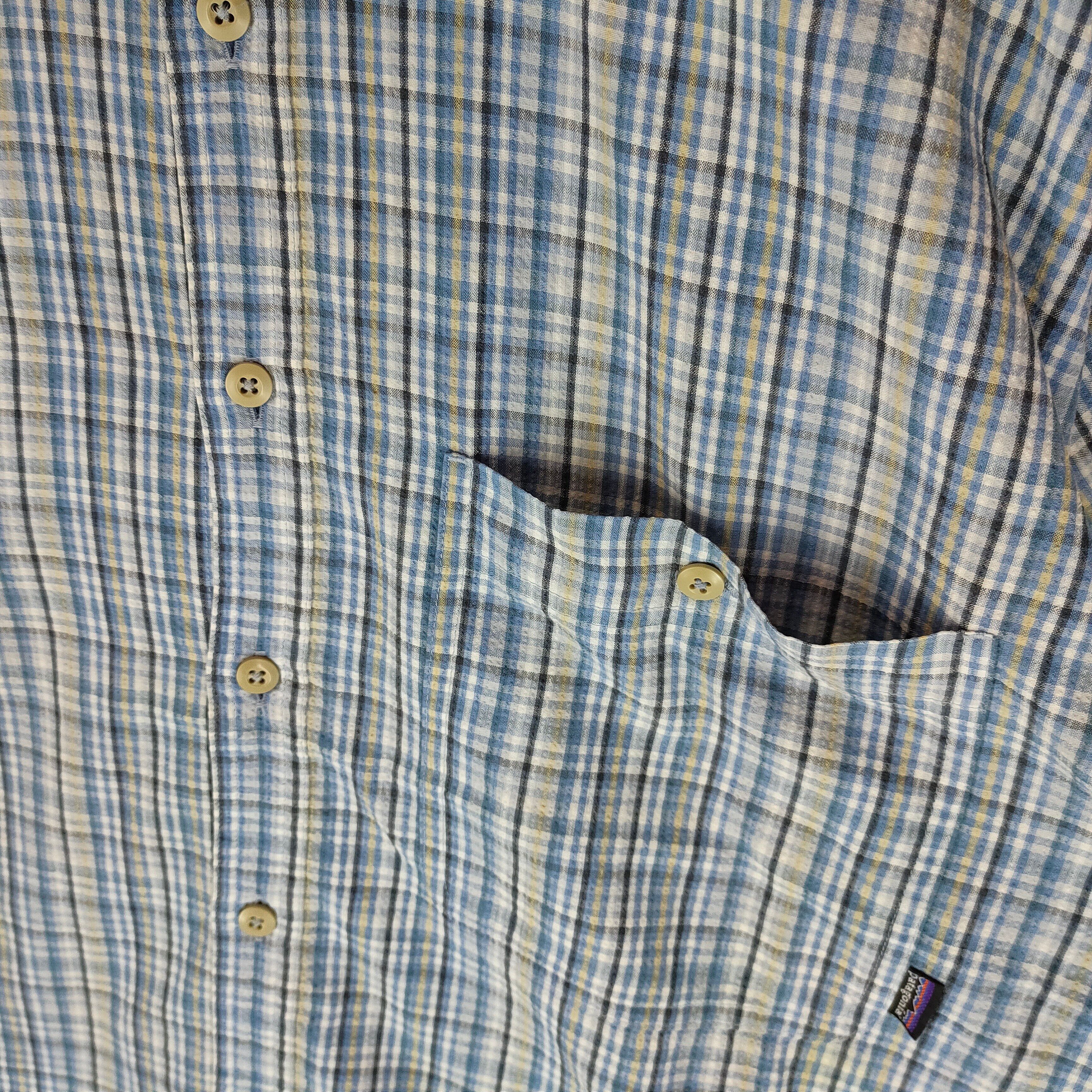 Vintage PATAGONIA Full Button Pocket Short Sleeve Shirt - 5