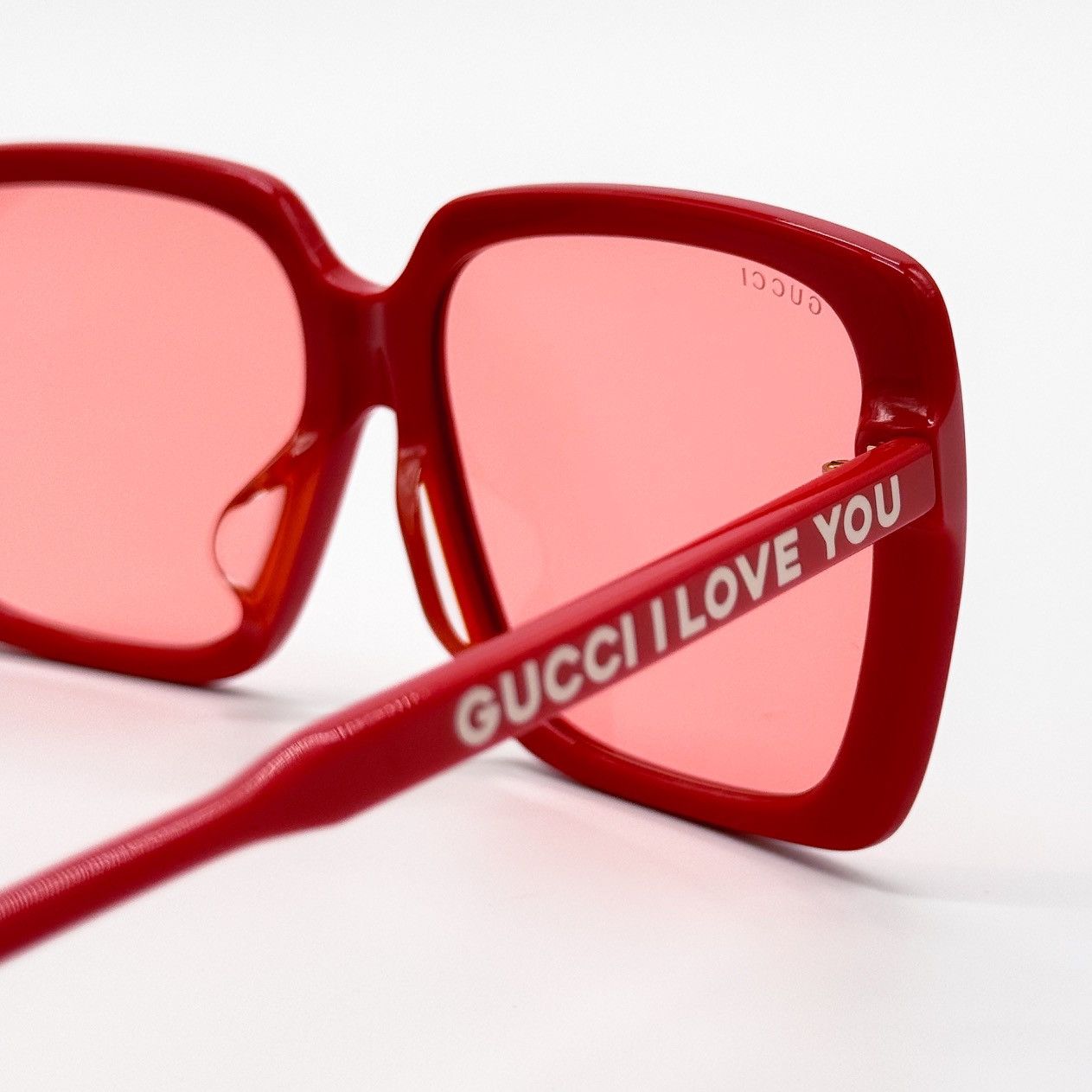 NEW GUCCI GG0567SAN 005 RED WOMEN SQUARE SUNGLASSES GUCCI - 7