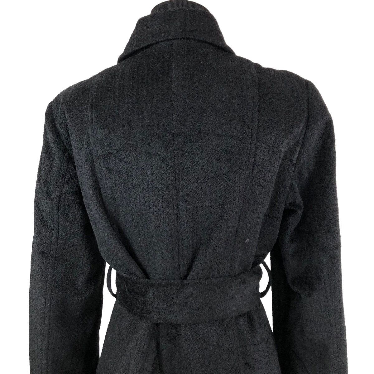 Vintage 90s Mary Quant Wool Trench Coat - 17