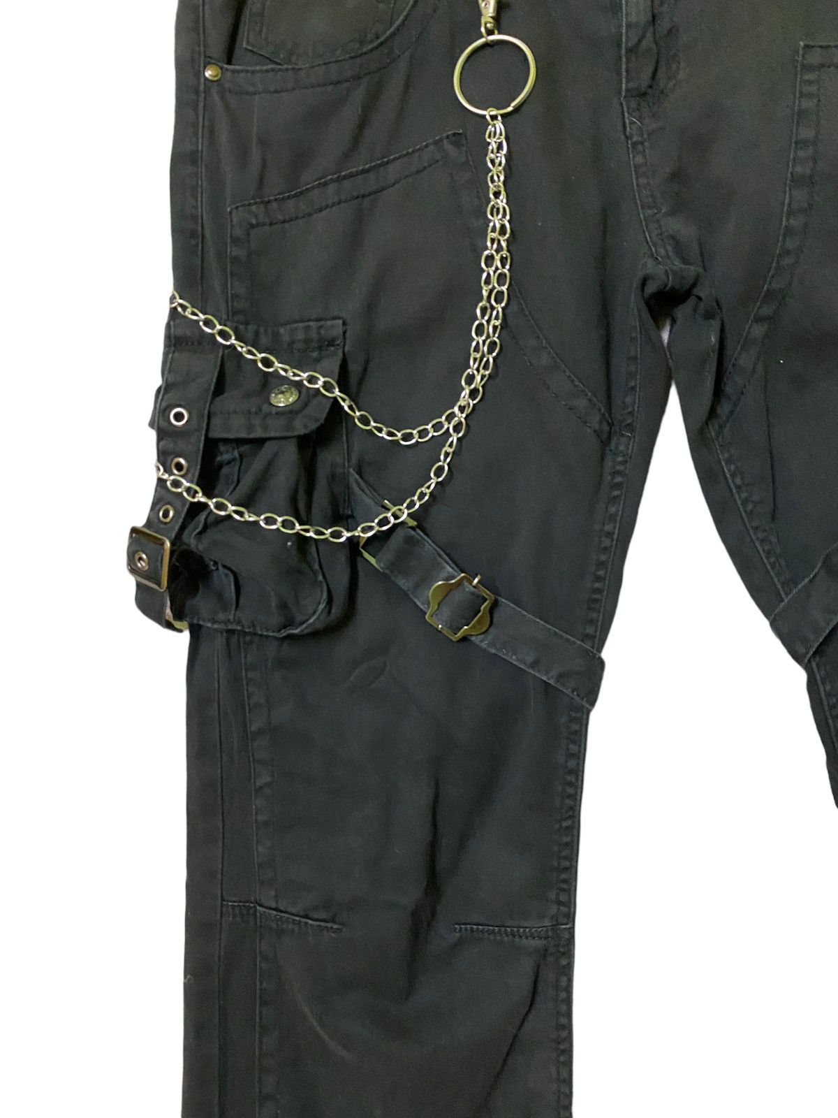 Japanese Brand LowBox Bondage Multipocket Punk Cargo Pants - 7