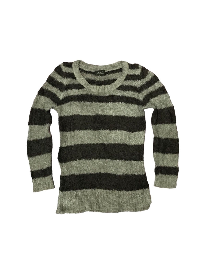 Vintsge L.S Japan Brand Usa Fashion Stripes Fleece outfits - 1