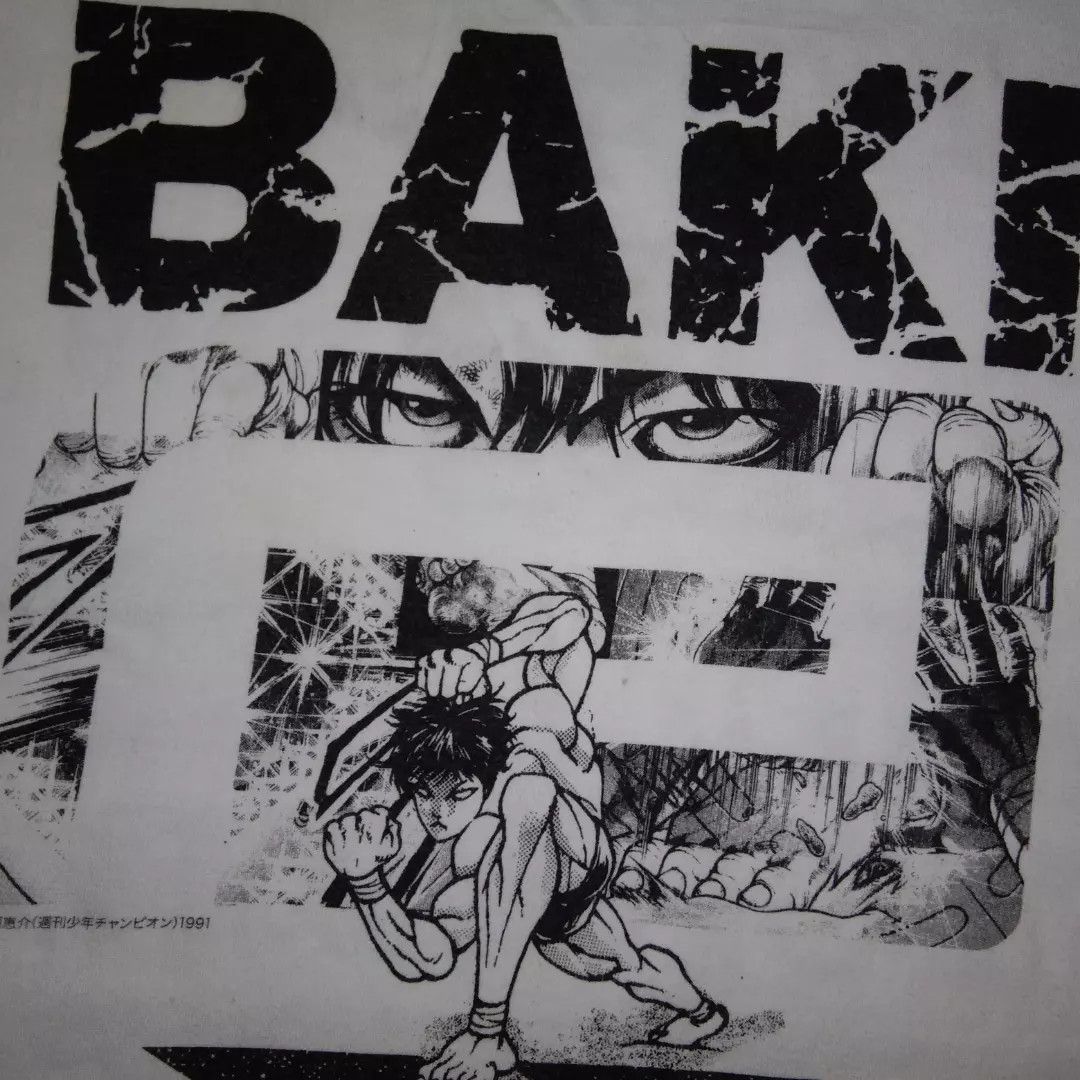 Japanese Brand - Baki The Grappler 👊💥 tshirt anime MMA - 1