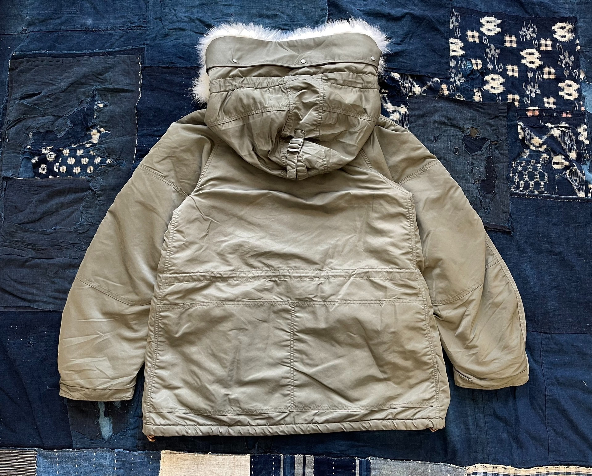 VISVIM 21AW VALDEZ COAT CONTRARY DEPT CD Military Limited Wolf Fur Coat - 3