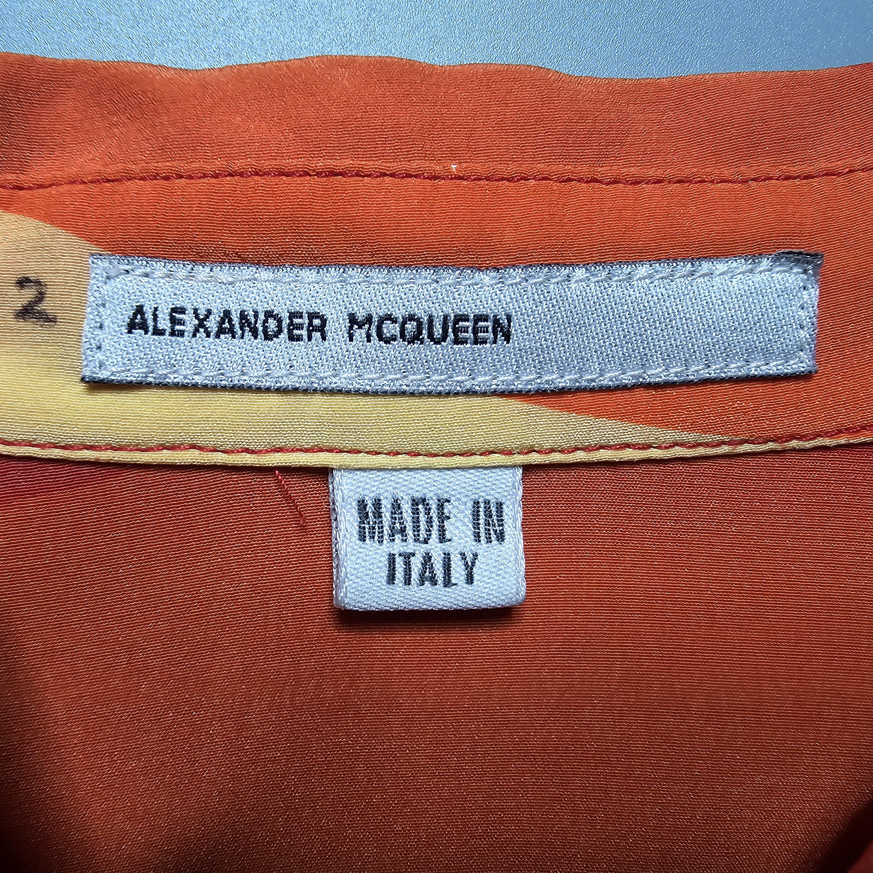 Alexander McQueen - SS96 Silk Flame Stripes Shirt - 4