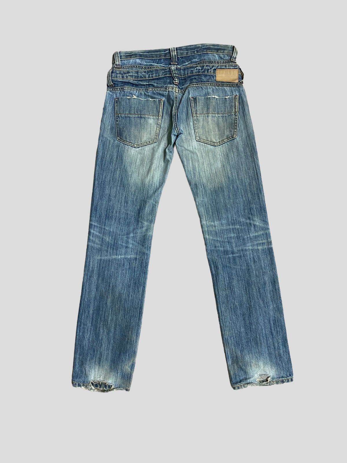 Vintage - LUCKY STORE DOUBLE WAIST DISTRESSED DENIM - 3