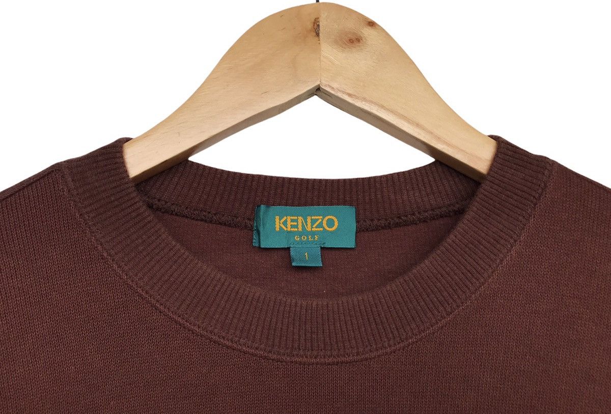 Vintage Kenzo Sweatshirt Kenzo Brown Crewneck Small - 5
