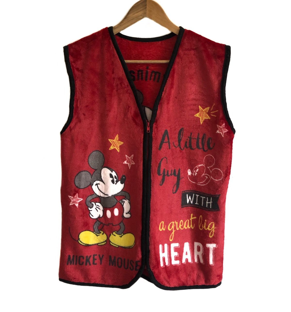 Vintage 80s Mickey Mouse cardigan vests - 1