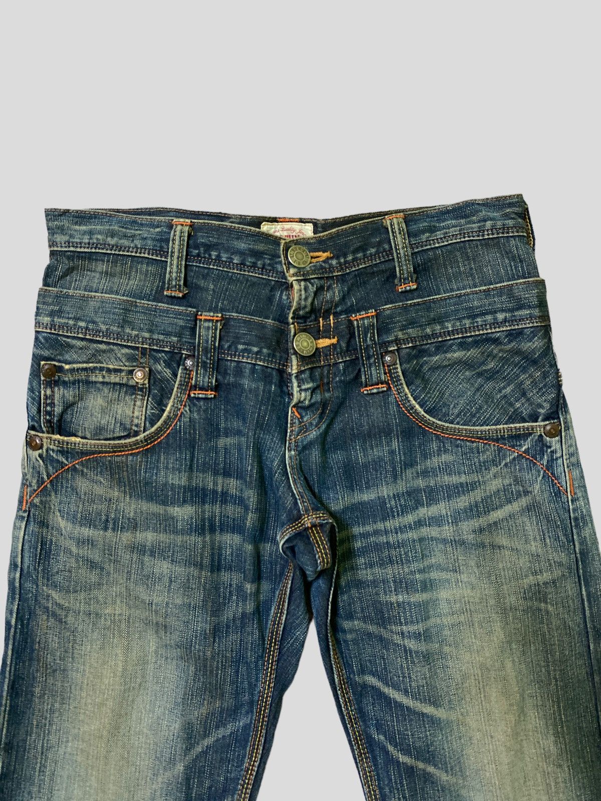 DOUBLE WAIST EDWIN CLAW MARKS MUDDY WASH DENIM - 3