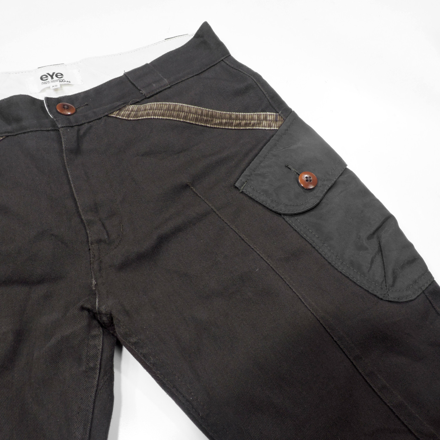 EYE JUNYA WATANABE COMME DES GARÇONS MAN X DICKIES HYBRID BUCKLEBACK CARGO WORK PANTS - 9