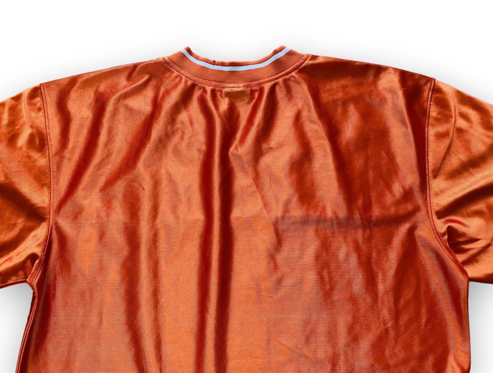 Adidas Vintage Orange Jersey T-shirt Streetwear Y2K - 5