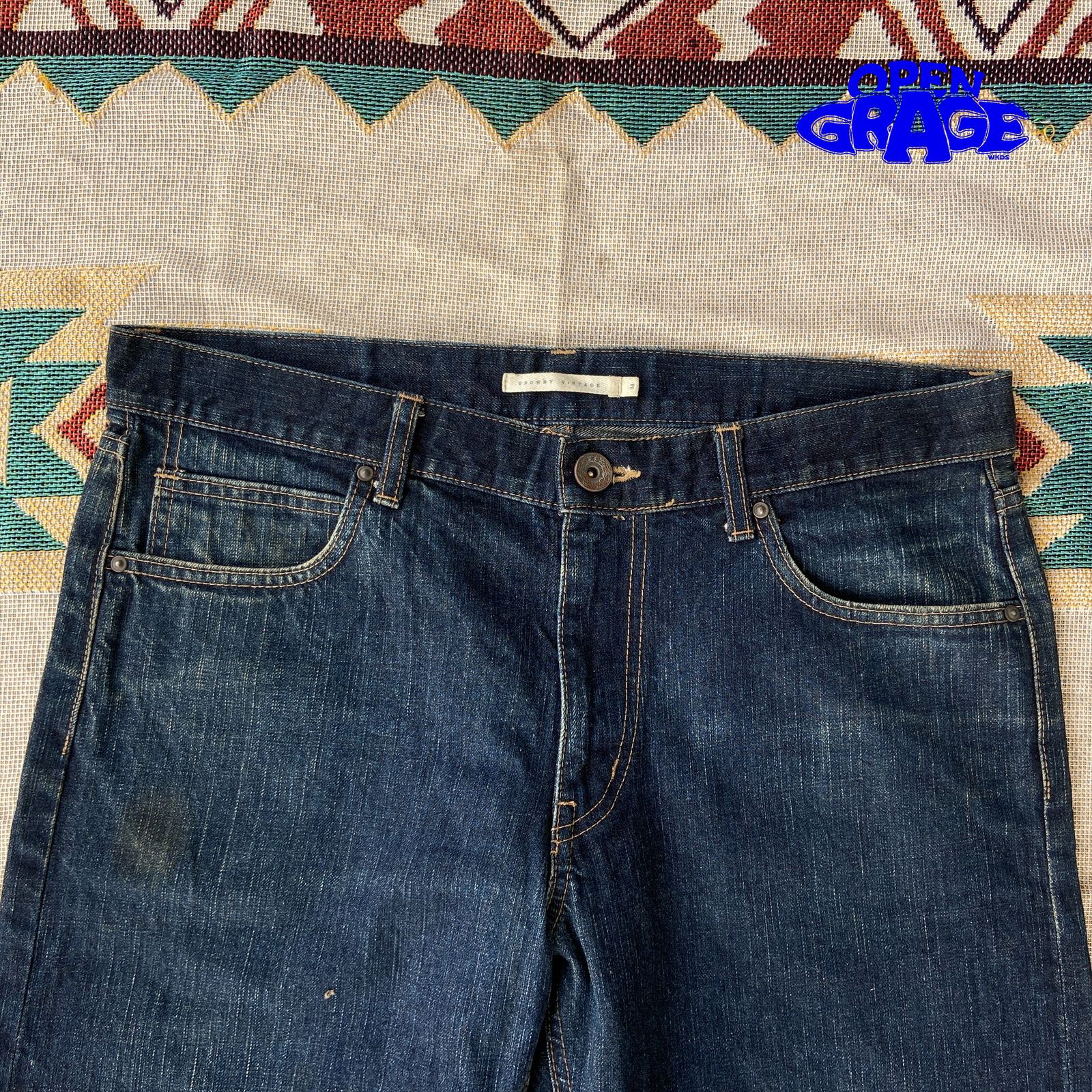 Browny Vintage Selvedge Denim Pants  - 7