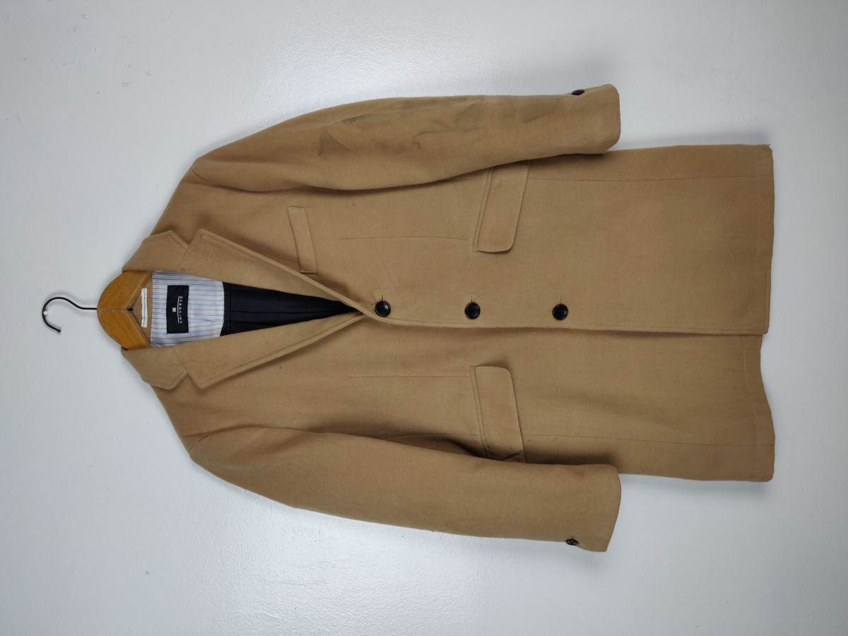 Nano Universe - Japan Beige Heavy Coat Jacket Outerwear - 2