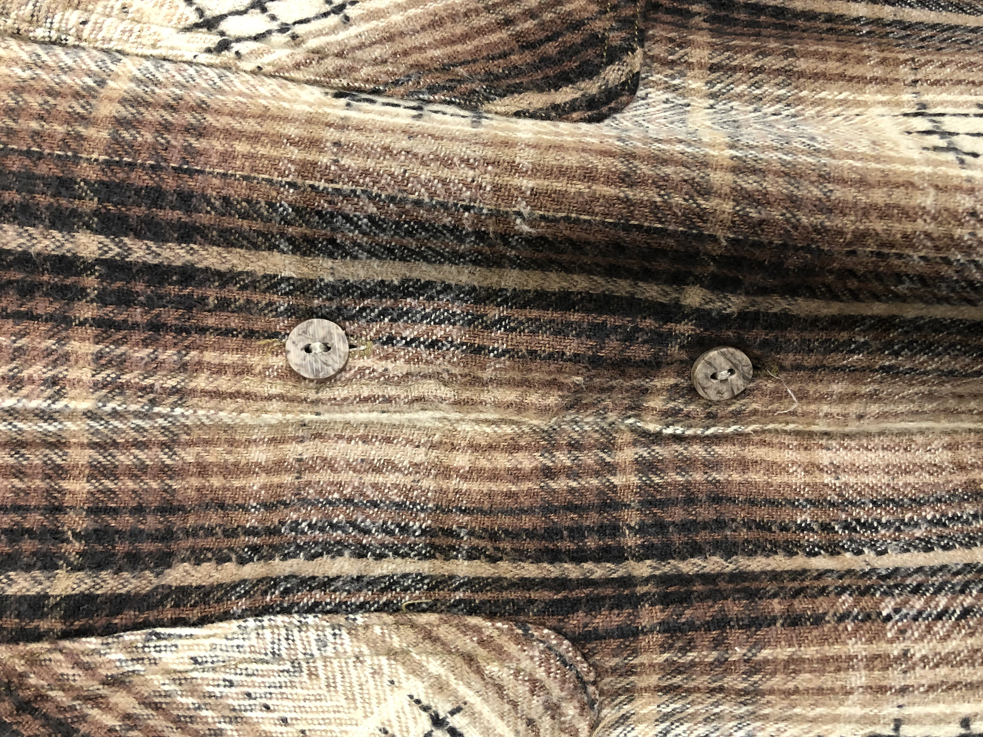 Vintage - Vintage 60s Shadow Plaid Flannel Wool Button Ups - 8