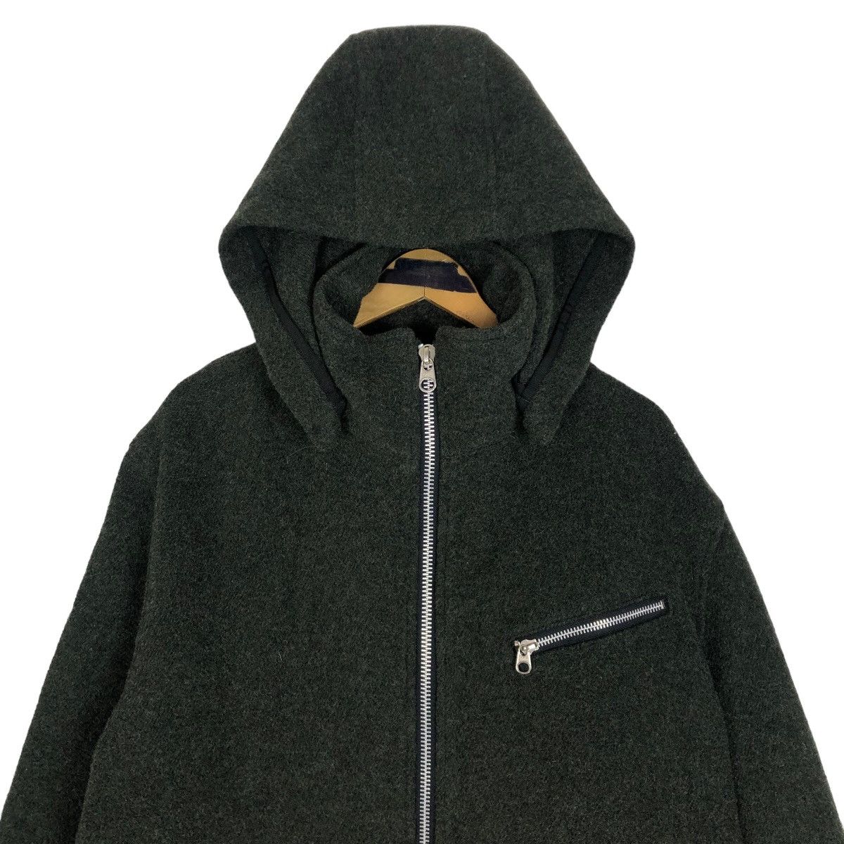 Vintage Yohji Yamamoto A.A.R x D’Urban Hooded Wool Parka - 5