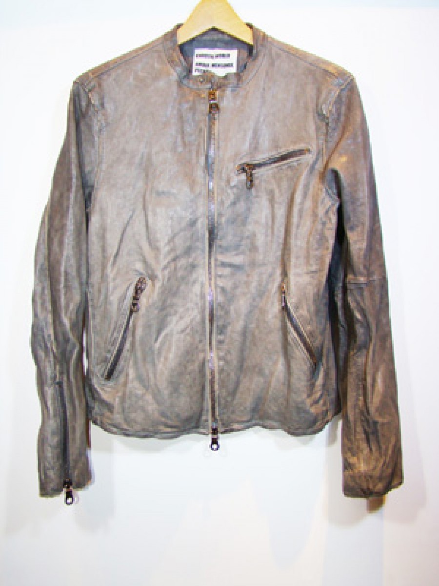 Gene Par Yukio Mishiba - GRAIL! Riders leather jacket.Like Julius or RIck Owens - 2
