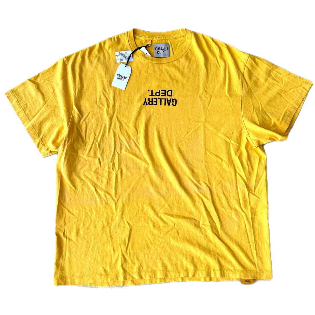 Gallery Dept. Yellow Fucked Up Logo T-Shirt - 1