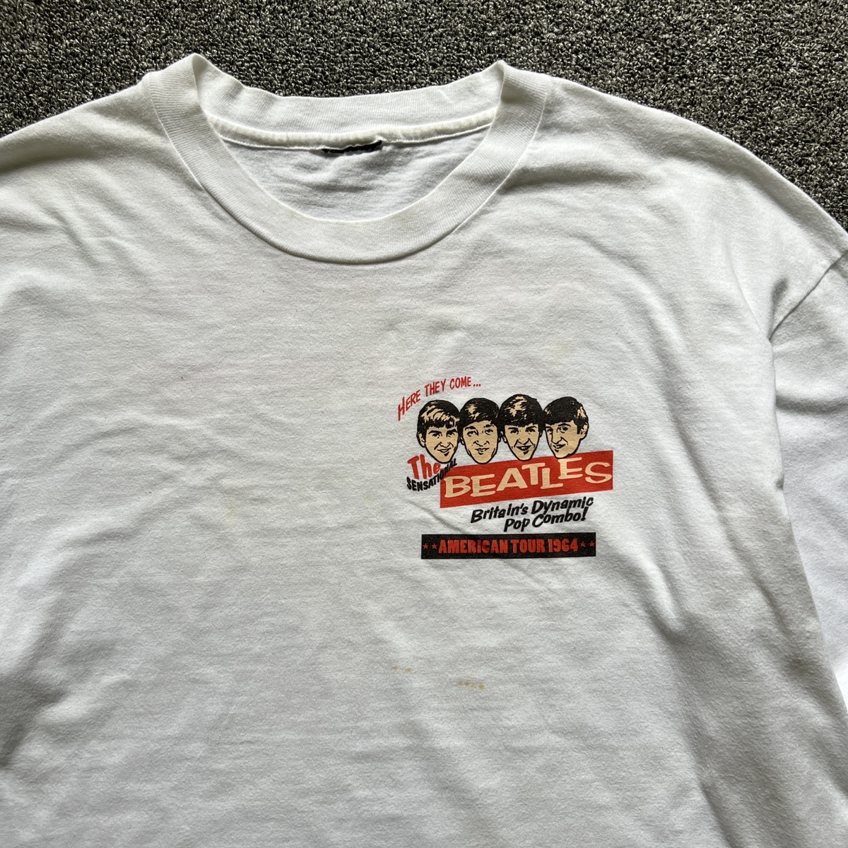 Vintage - Vintage The Beatles Backstage Pass Tour Tee 90s