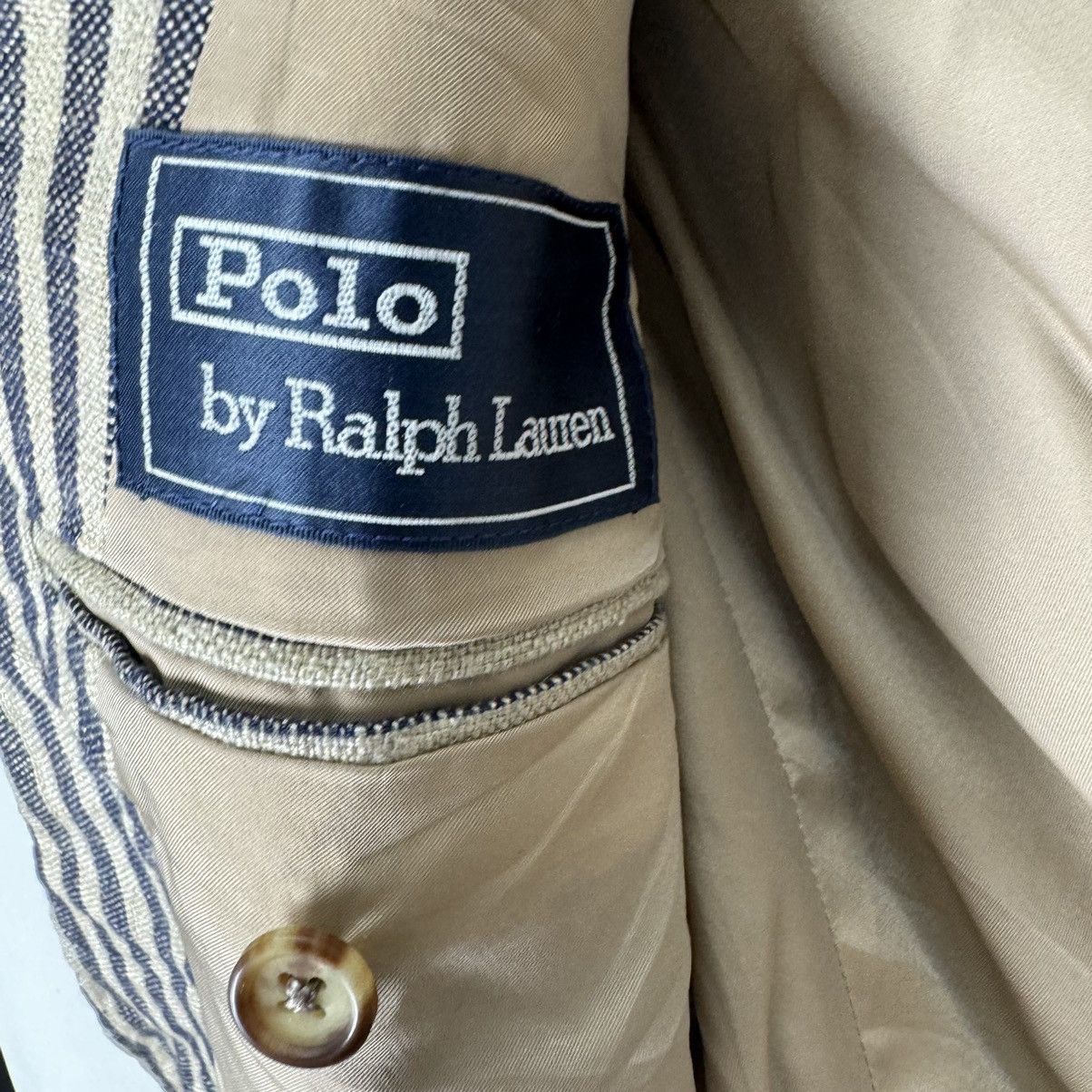 ☀️POLO RALPH LAUREN STRIPED BLAZER COAT - 10