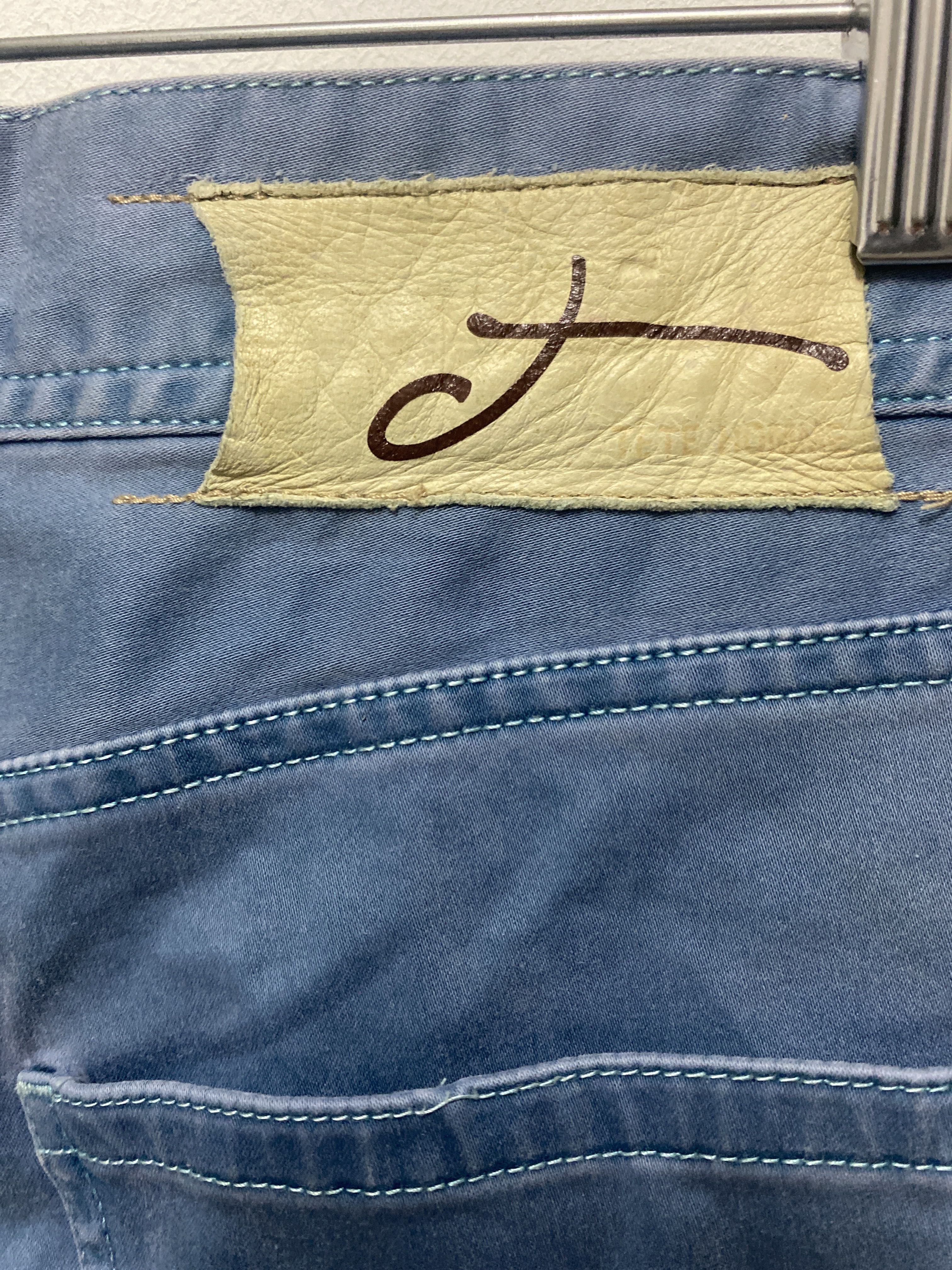 Tete Homme Light Blue Slim Fit Casual Pants with Zipper Detail - 3