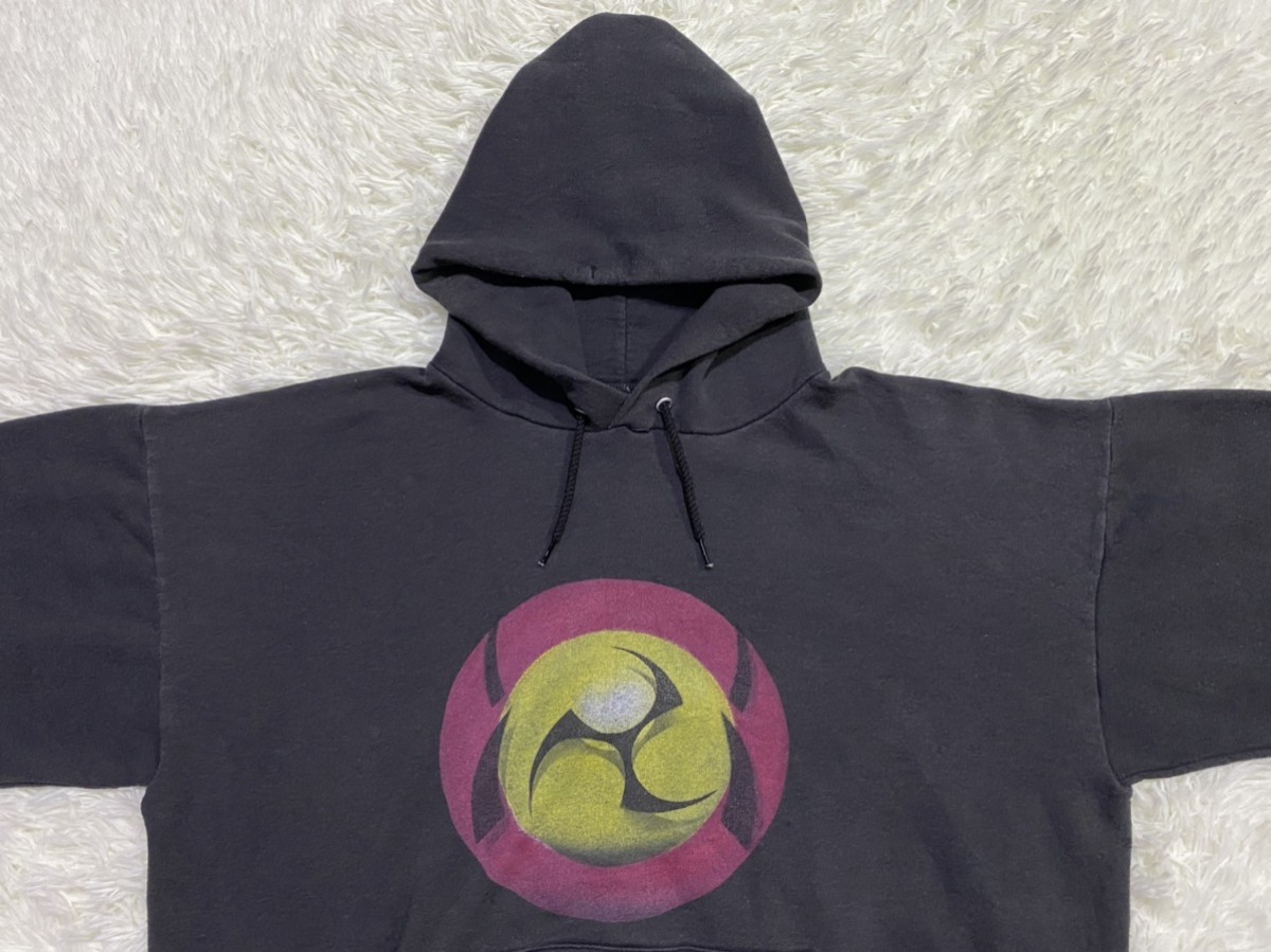 Hanes - Vintage 90's Iron On Screen Sweatshirt Hoodie - 2
