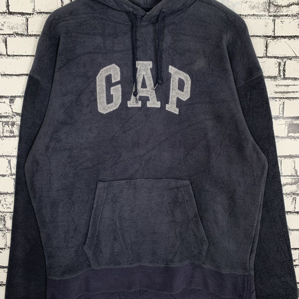 Vintage - Gap Fleece Hoodie Gap Sweatshirt Crewneck - 5