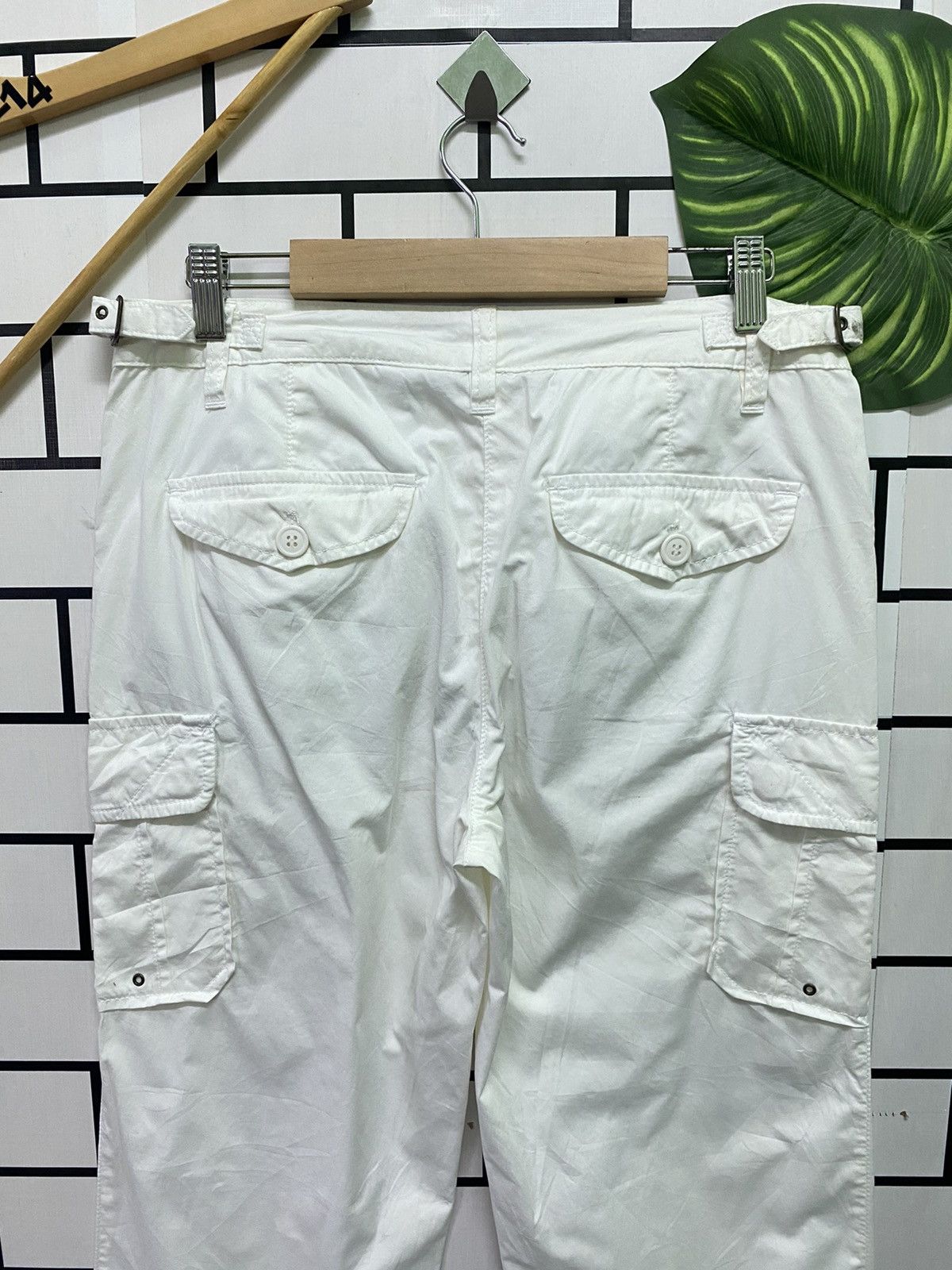 Cargo Multipocket White J.CREW Parachute Light Pants - 13