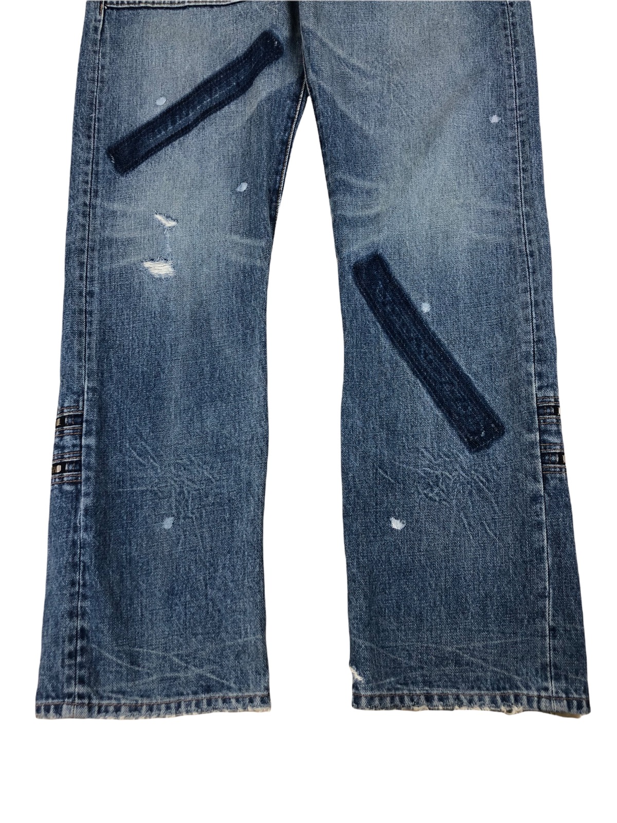 1990s RNA Multi zipper Seditionaries Punk Style Jeans - 2