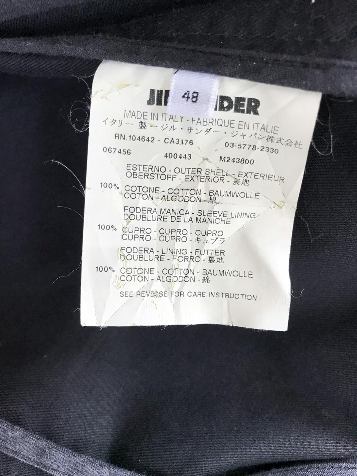 Jil Sander Black Jacket Blazer Made in Italy - 8