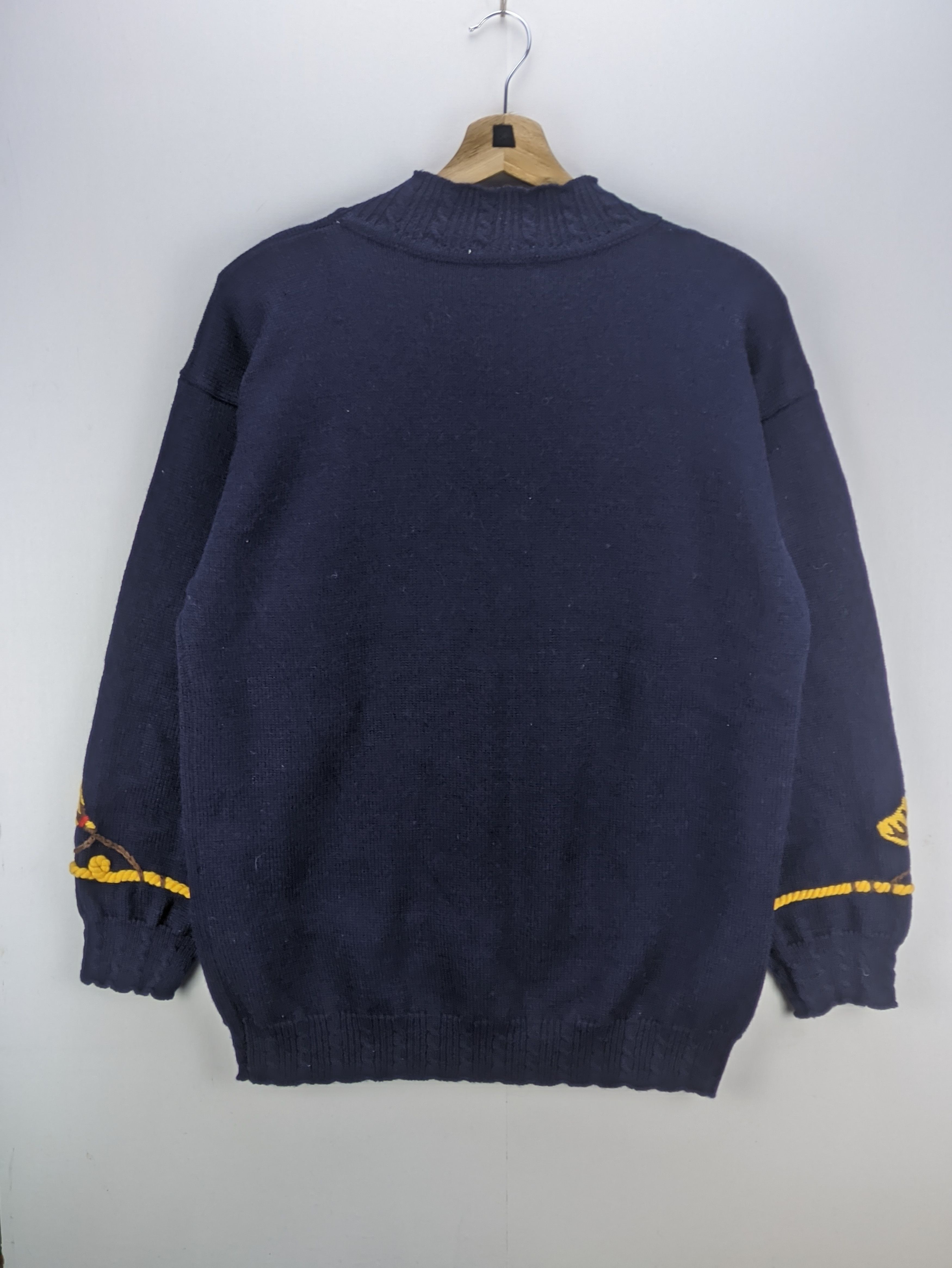 Steals🔥Vintage Knit Sweater Embroidery by N International - 2