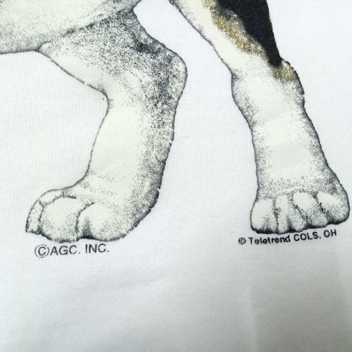 Animal Tee - Big Print Puppy Pullover - 4