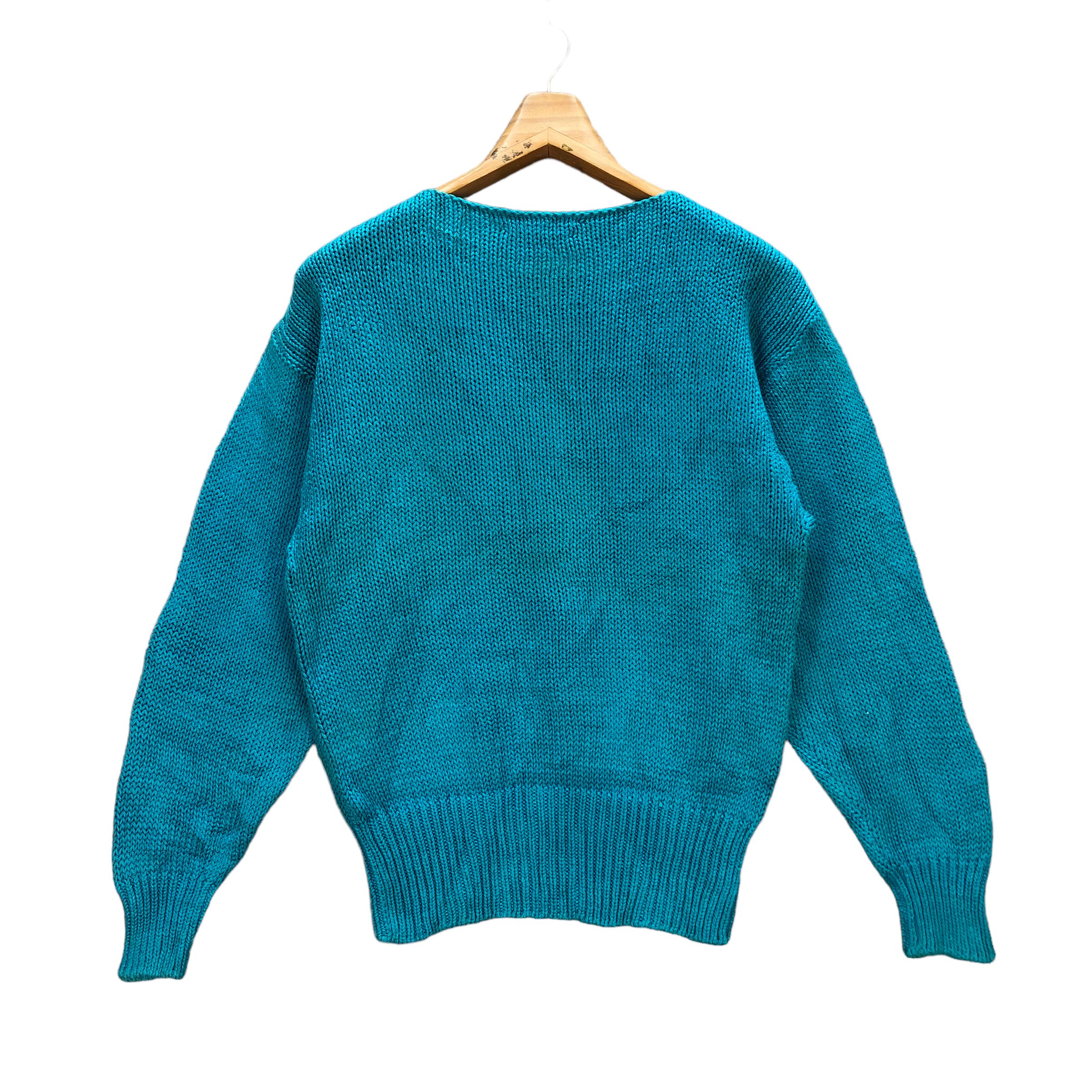 80's GUCCI CABLE KNIT SWEATER #6993-104 - 8