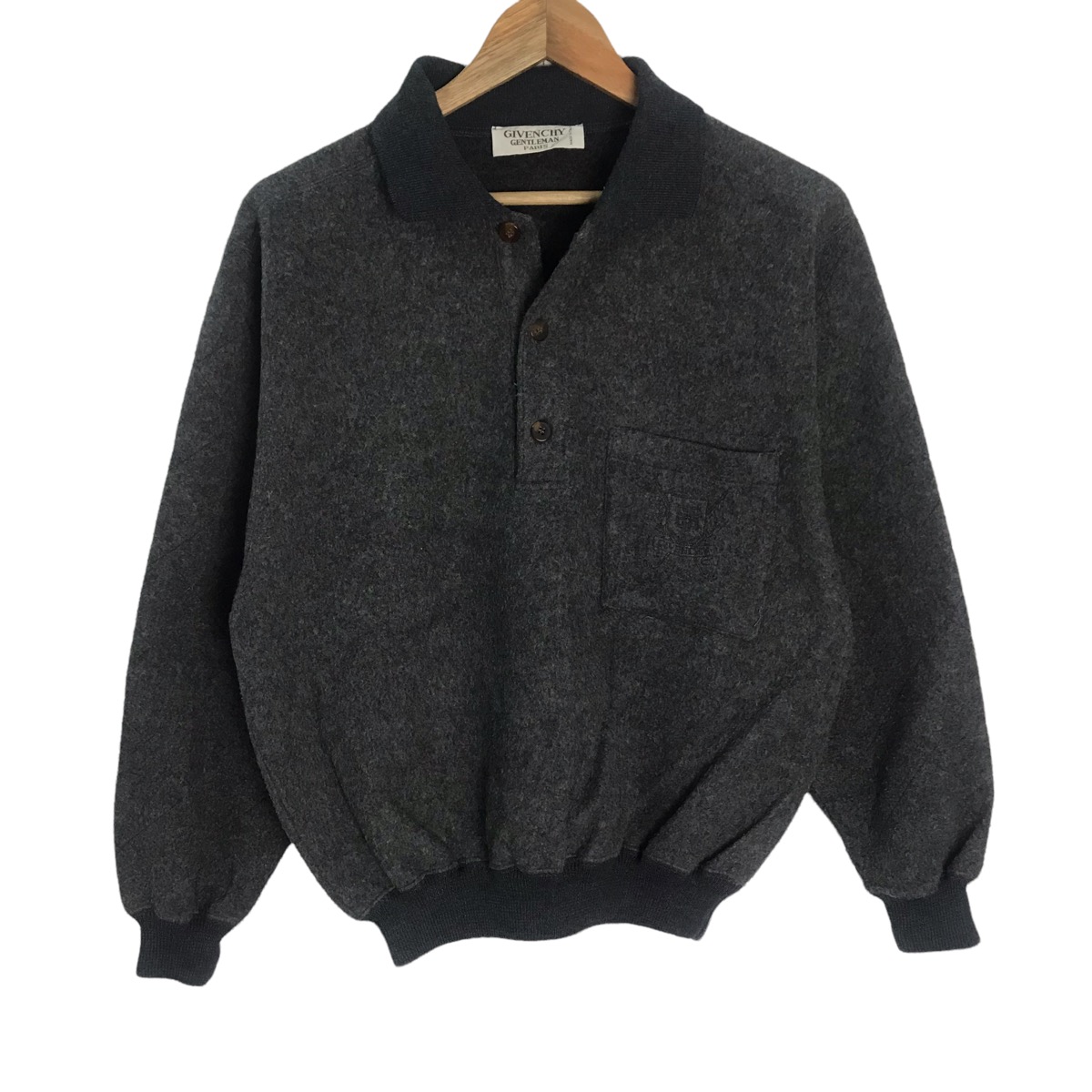 Givenchy gentlemen paris wool half button sweater - 1