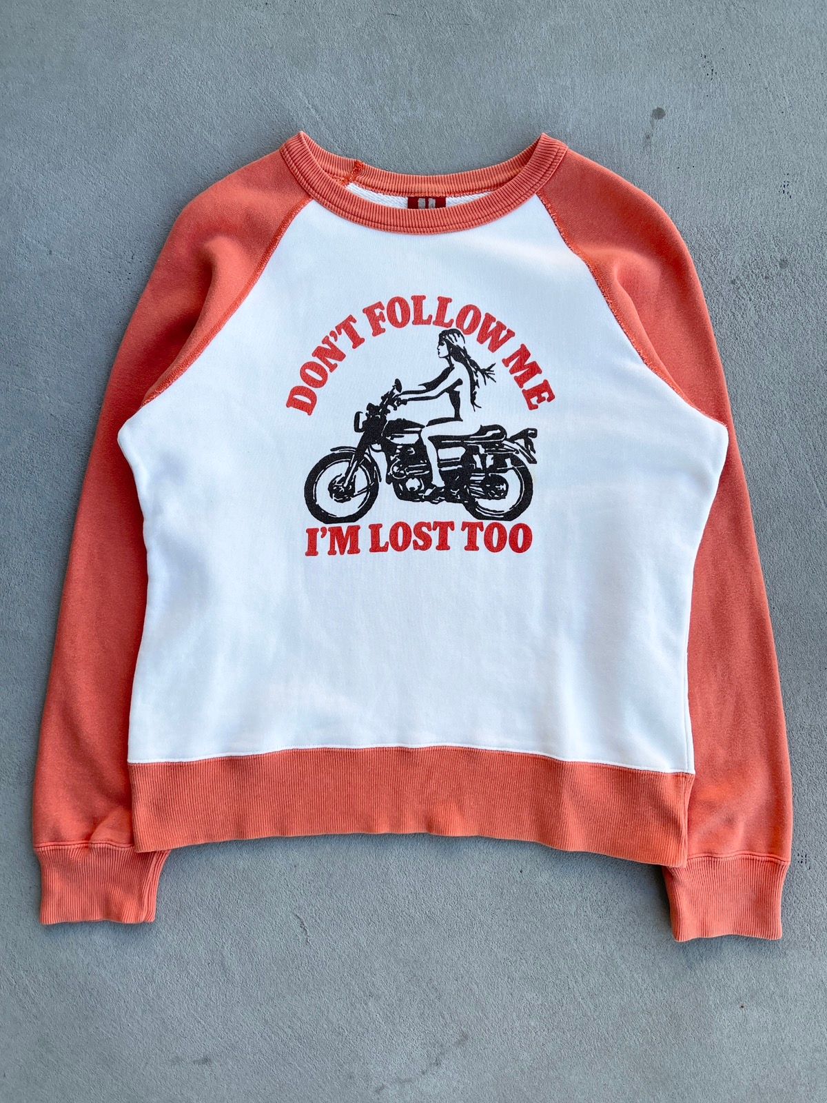 Vintage - STEAL! 90s Hysteric Glamour Lost Nude Girl Biker Sweatshirt - 1