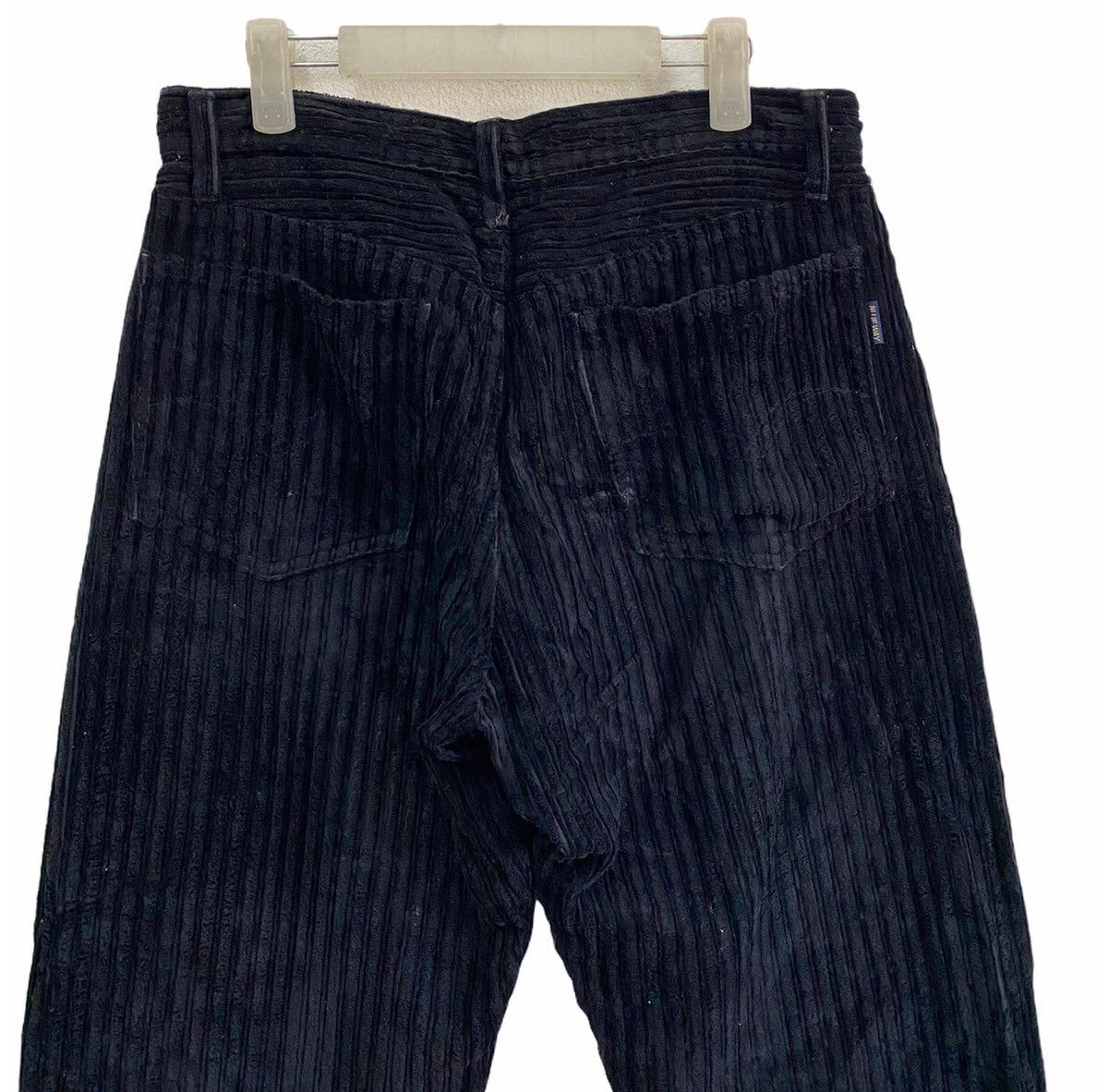 Indigo - Blue Way Japan Corduroy Baggy Crop Pants - 2