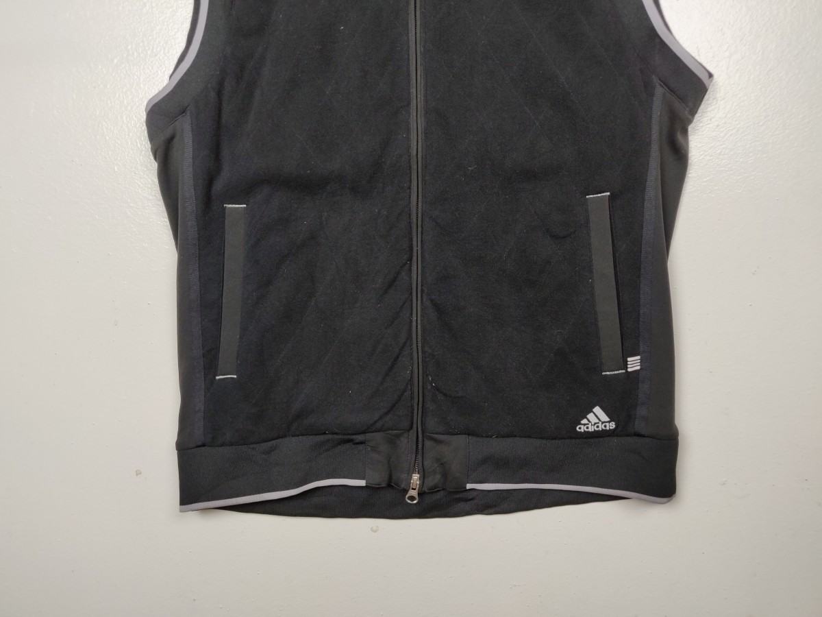 Quilted Velvet Hoodie Vest Jacket Outerwear - 3