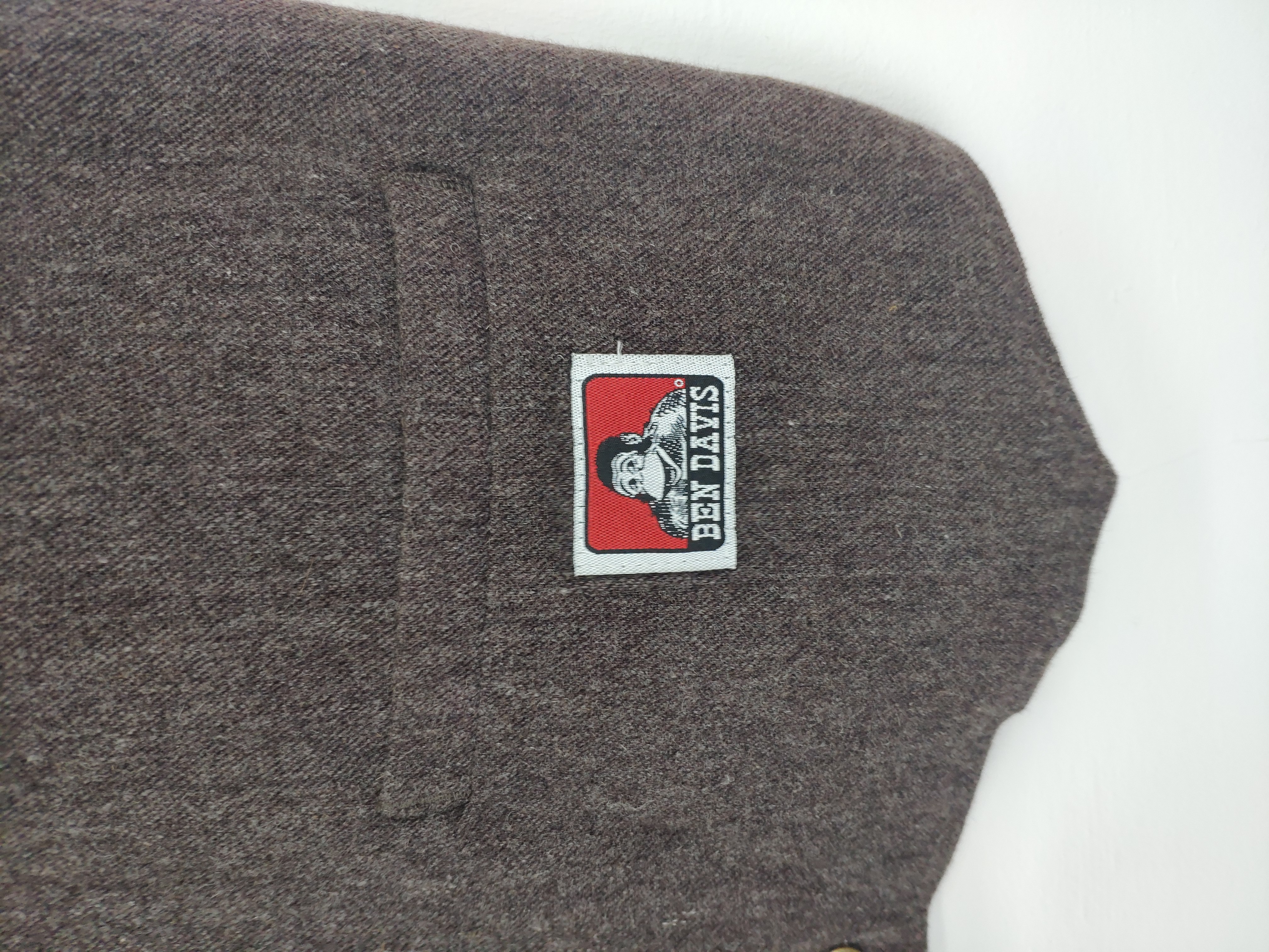 Vintage - Vintage Ben Davis Vest Wool Snap Button - 4