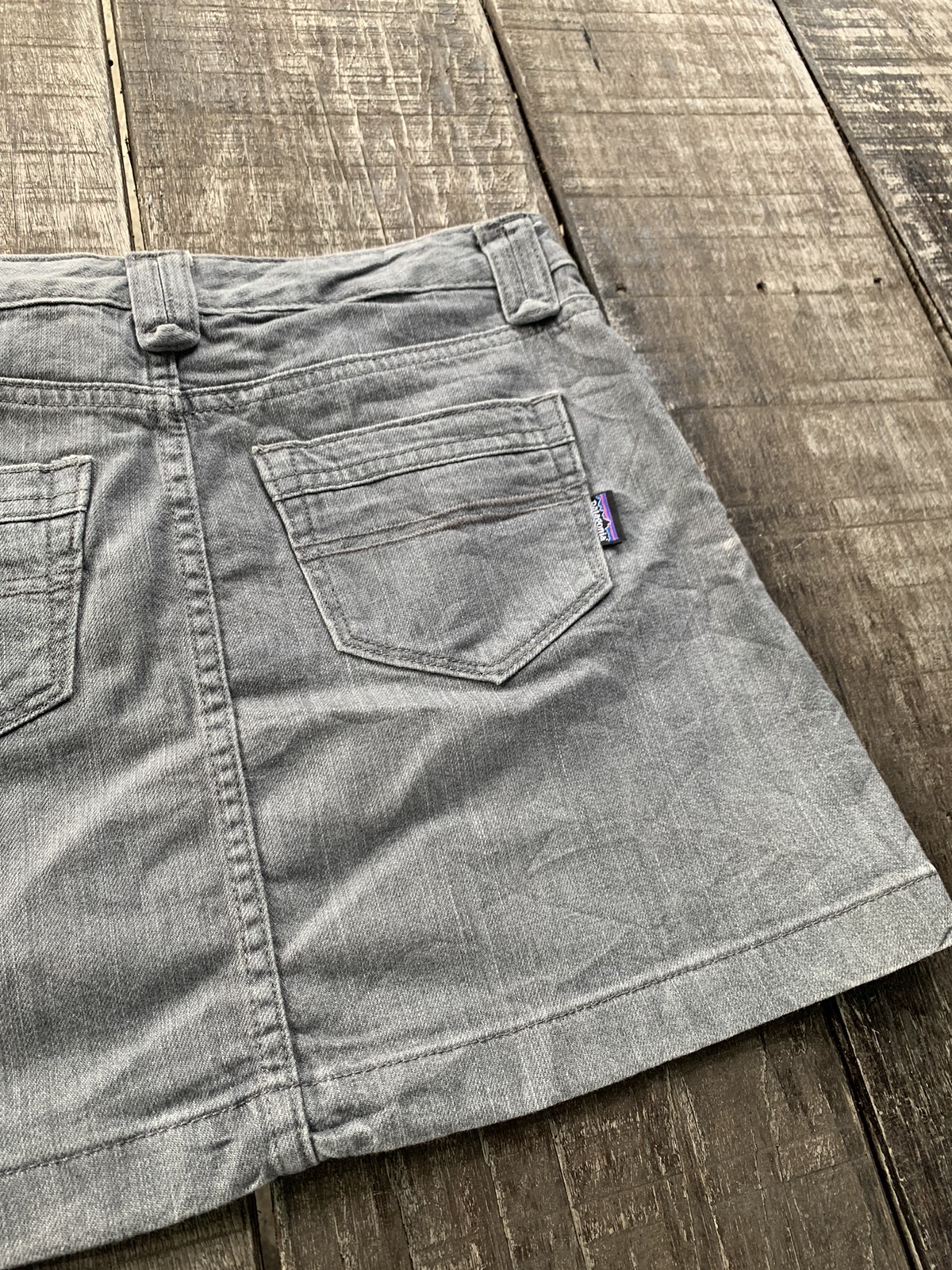 Patagonia jeans mini skirt - 3