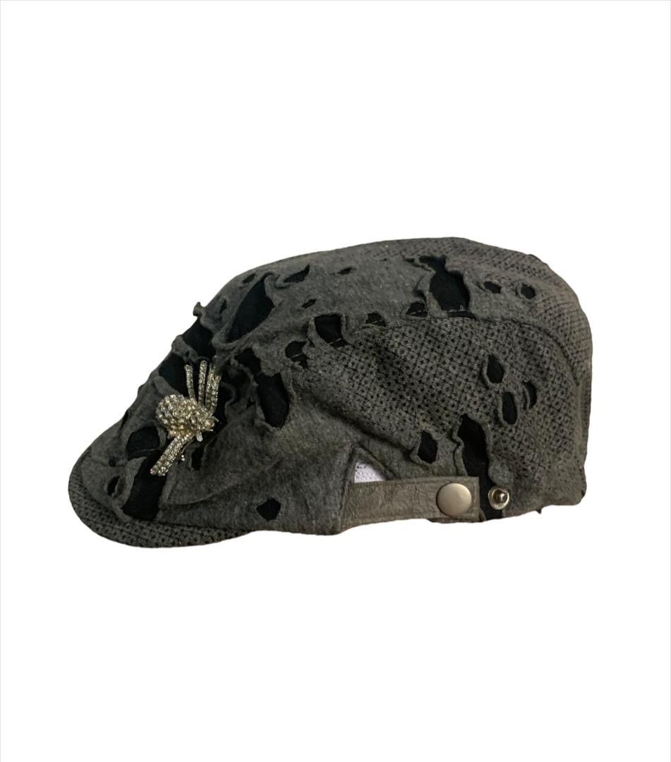 Japanese Brand - Spider Web Flat Cap - 3