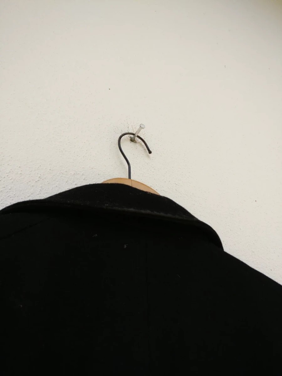 Black - Final Drop! Double Breast Coat Wool Heavy Jacket - 7