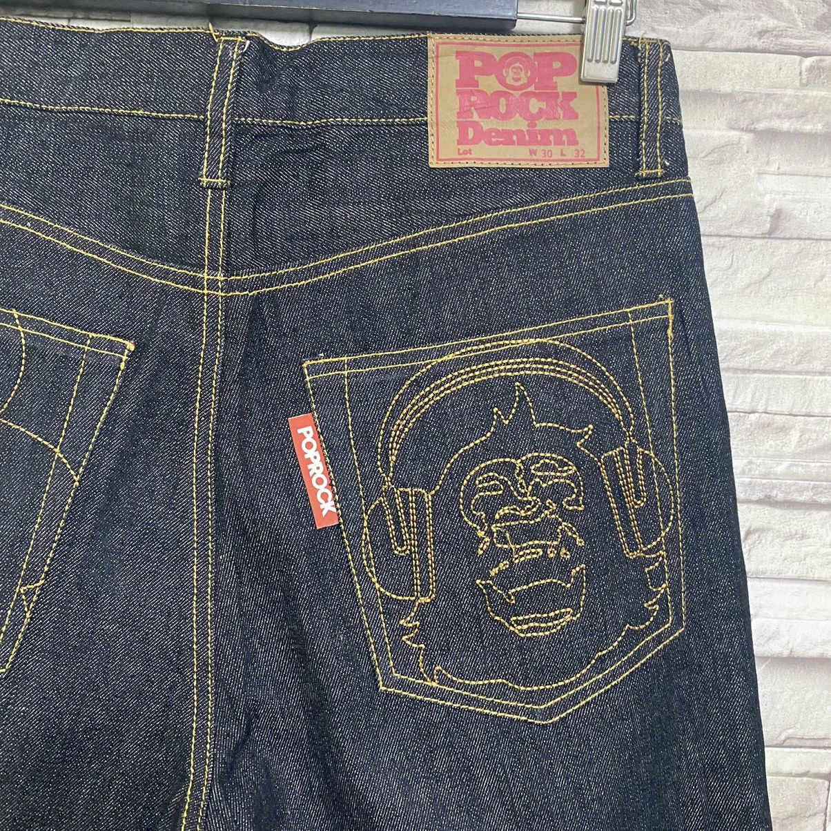 Japanese Brand POP ROCK DENIM Embroidery Jeans - 12