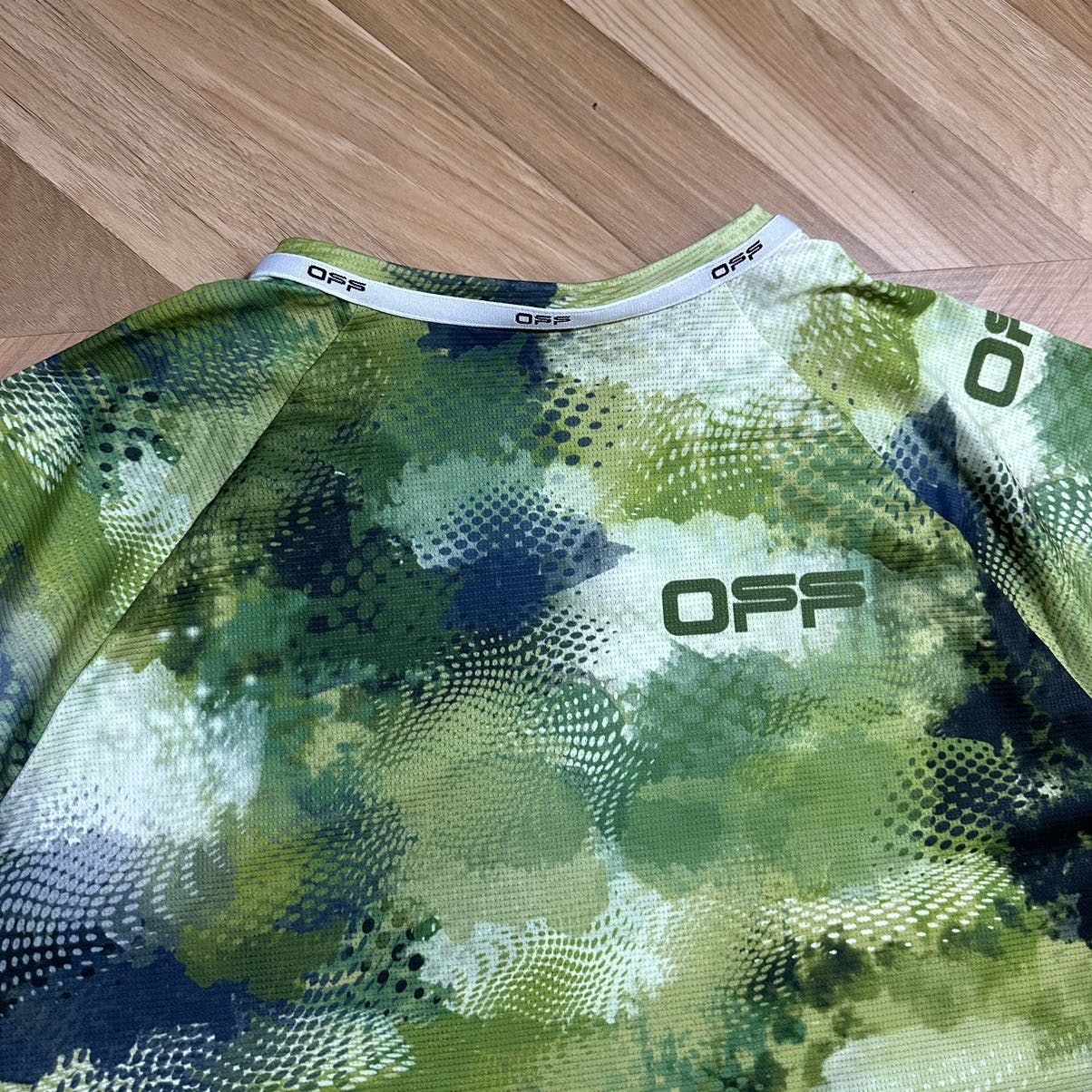Off White Active Camo Print Jersey - 16