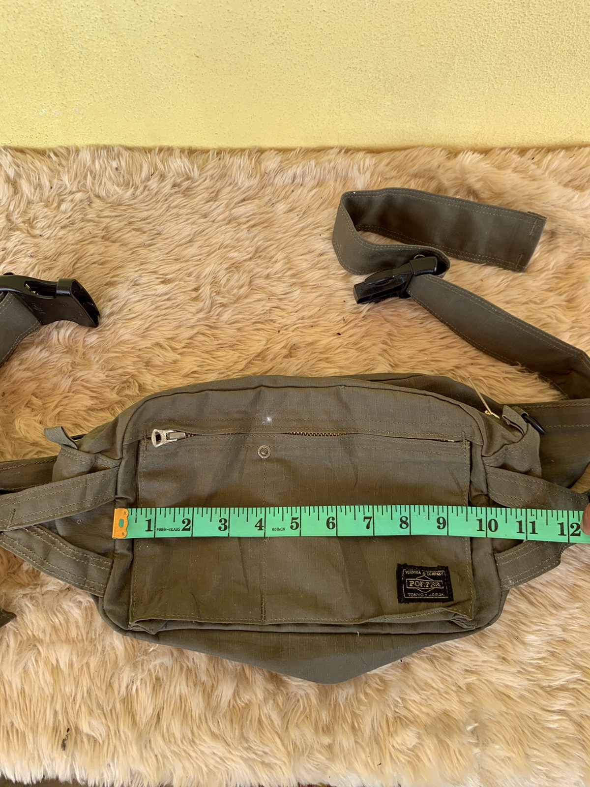 Porter Pouch Bag Green Army - 10