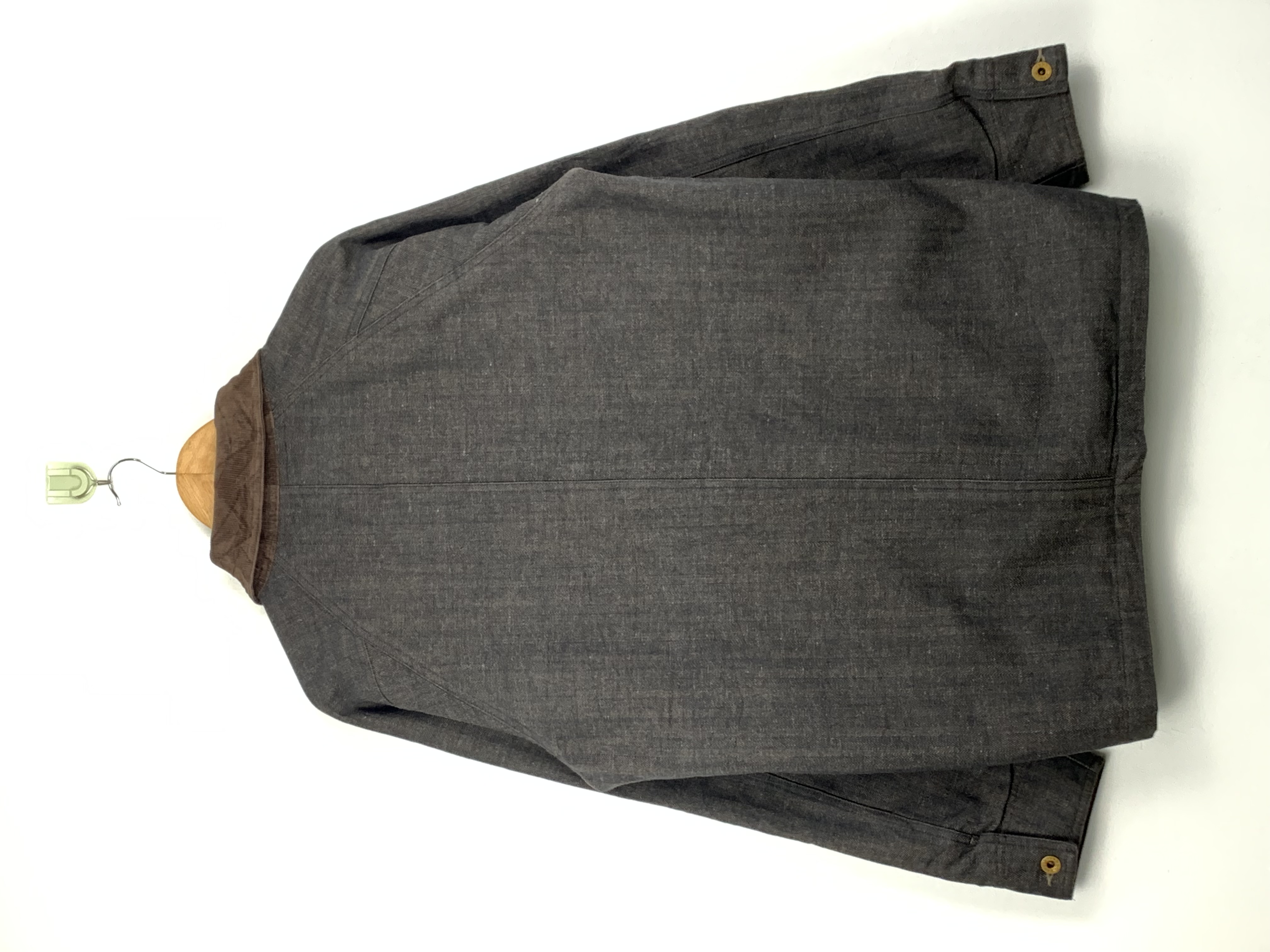Vintage - Vintage 80s Japanese Brand Denim Jacket Leather Pocket - 3