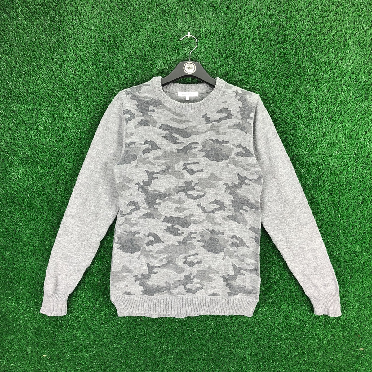 Japanese Brand - Abahouse Camo Knit Sweater - 1