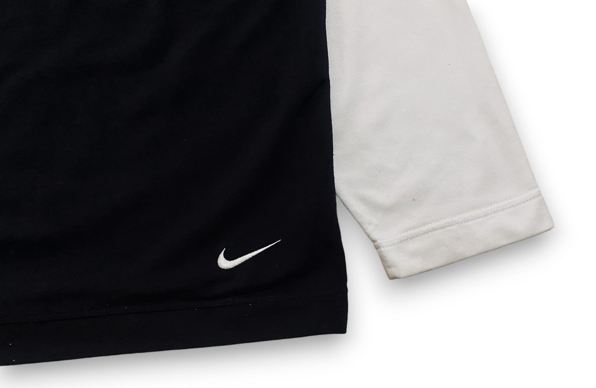 Nike Vintage Hoodie Big Logo Black White - 7